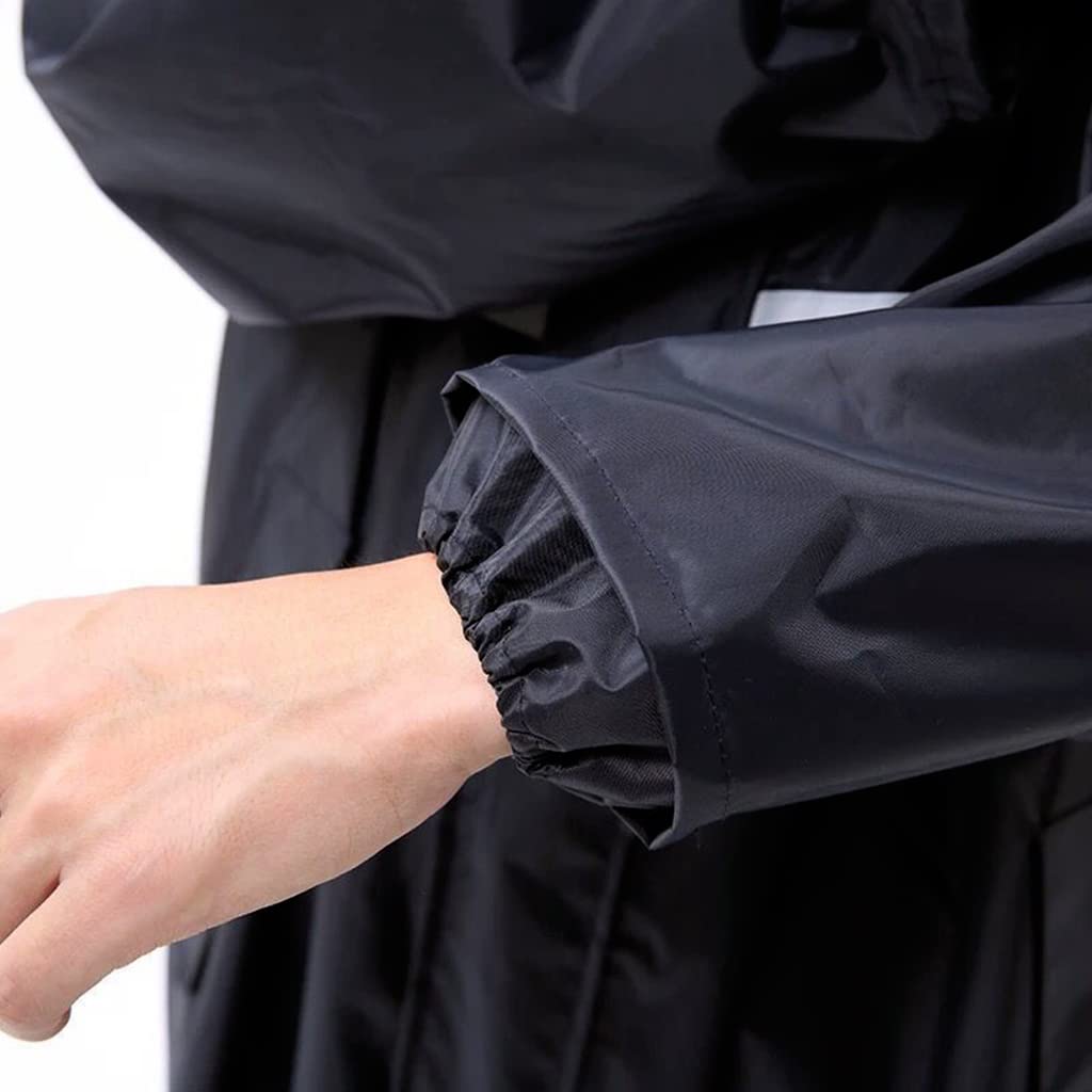 GUSTAVE Rain Ponchos for Men Women with Reflective Strip, Oxford Cloth Adult Rain Coat Reusable Raincoats with Hood for Rain Ponchos for Camping, Hiking, Music Festival, Outdoor Activities (XL) GUSTAVE Rain Ponchos for Men Women with Reflective Strip, Oxford Cloth Adult Rain Coat Reusable Raincoats with Hood for Rain Ponchos for Camping, Hiking, Music Festival, Outdoor Activities (XL)